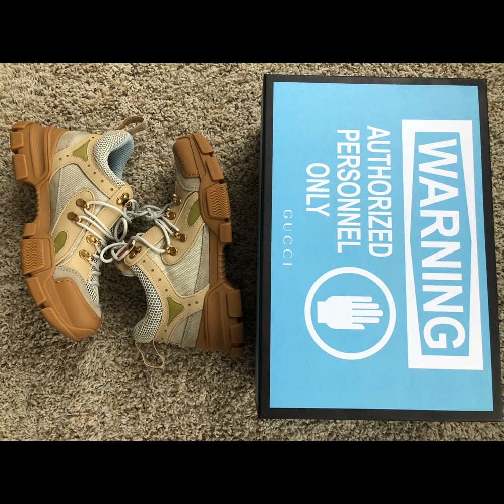 Gucci Flashtrek Logo Embossed Sneaker